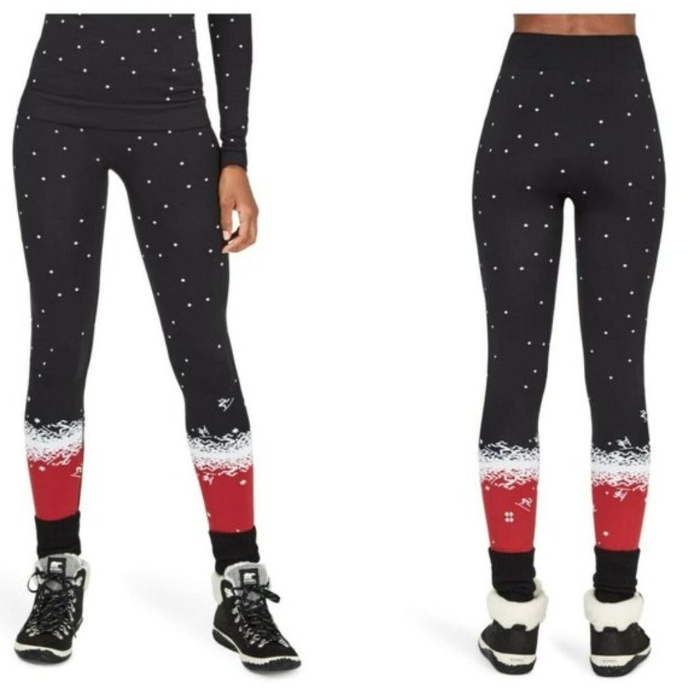 Sweaty Betty Fade Ski Base Layer Black Leggings